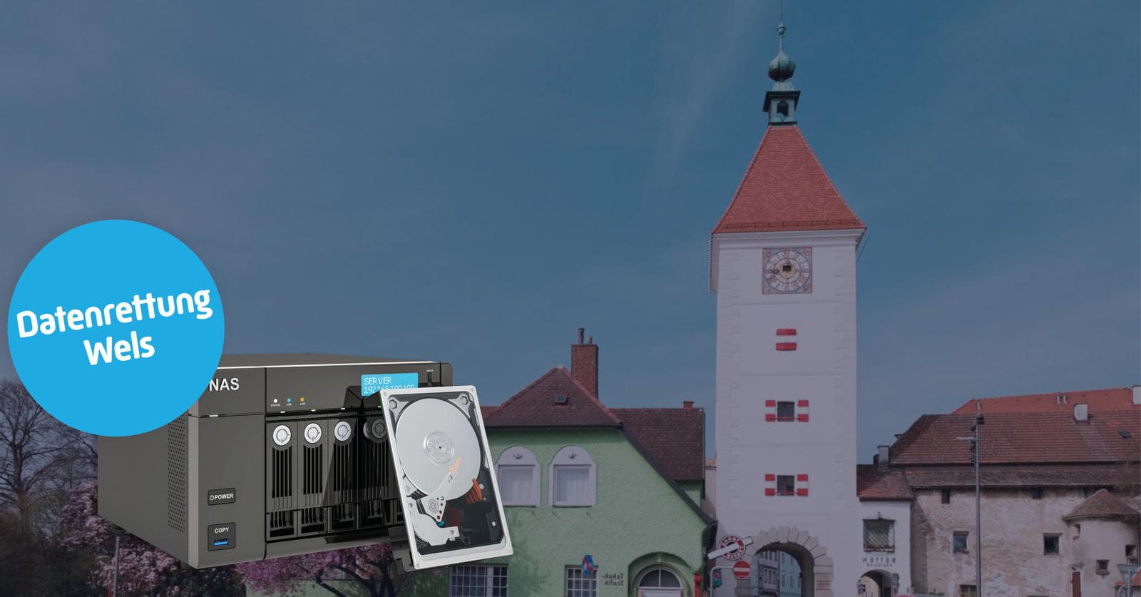 Datenrettung NAS System in Wels