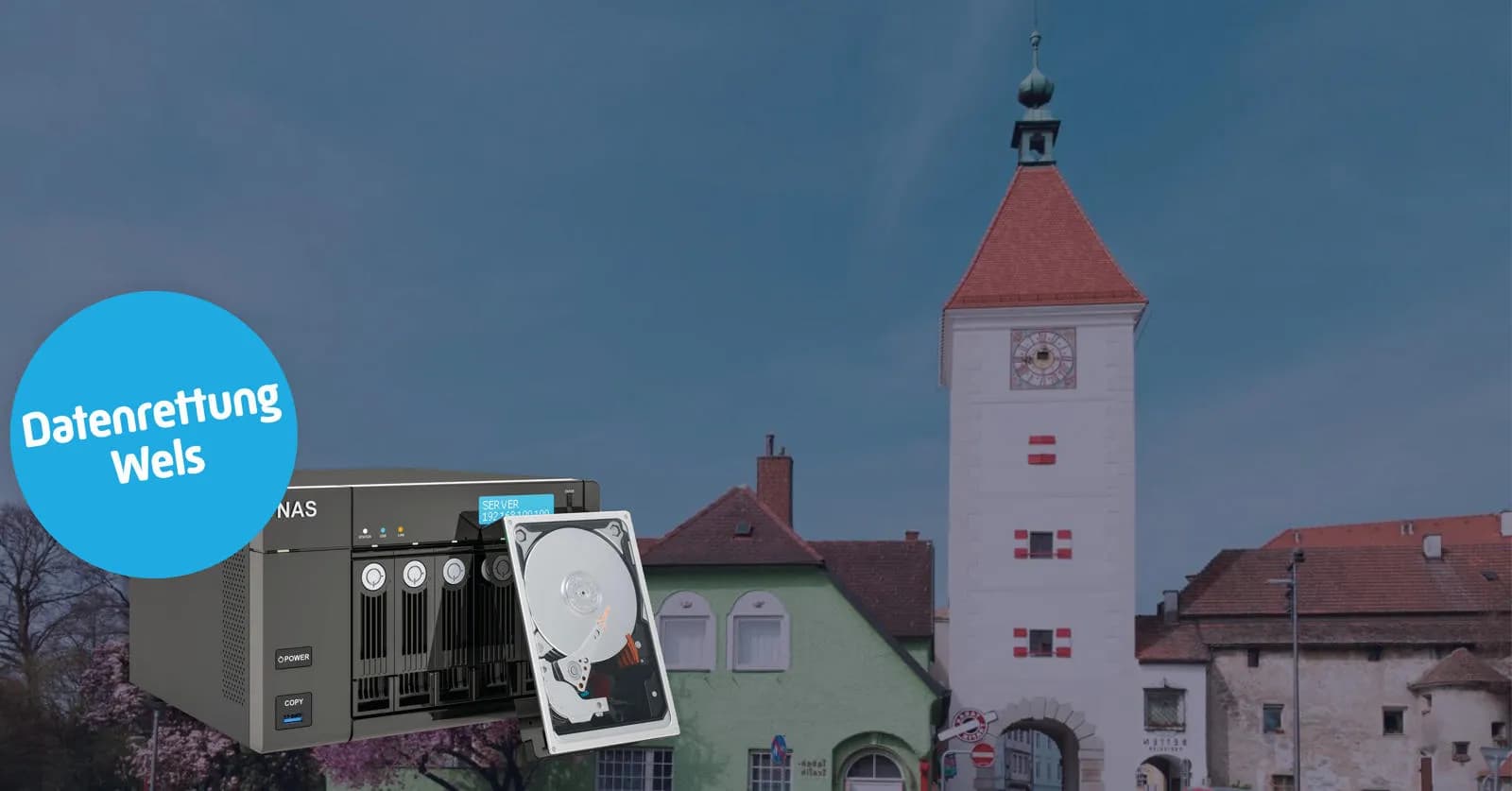 Datenrettung NAS System in Wels