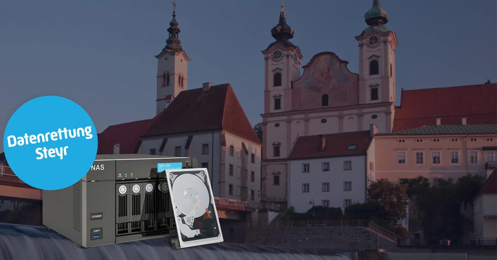 Datenrettung NAS System in Steyr